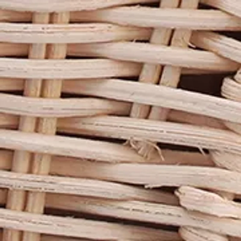 Rattan Shell Minaudiere