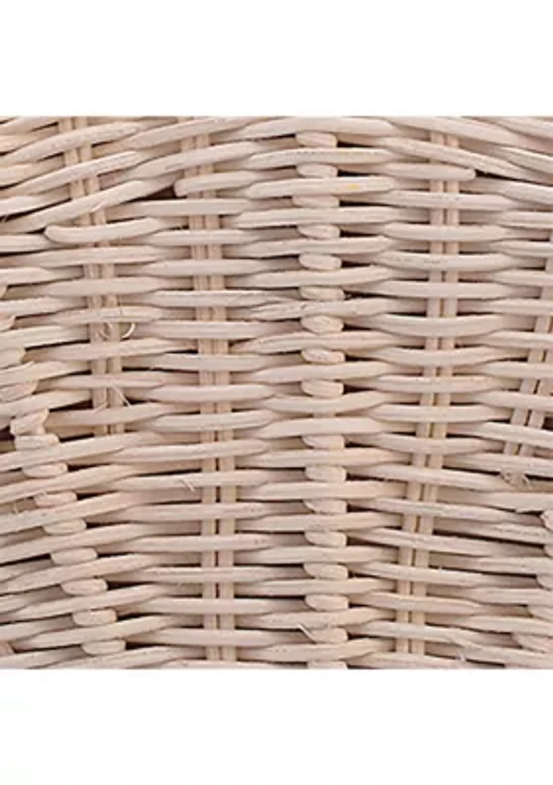 Rattan Shell Minaudiere