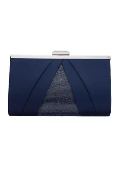 Satin Clutch with Shine