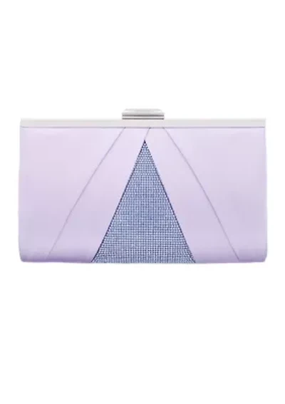 Satin Clutch with Shine