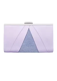Satin Clutch with Shine