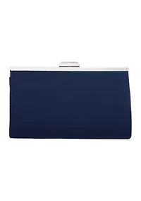 Satin Clutch with Shine