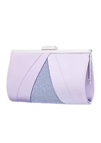 Satin Clutch with Shine