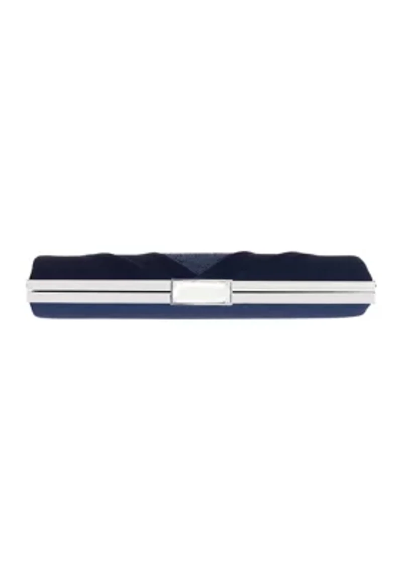Satin Clutch with Shine