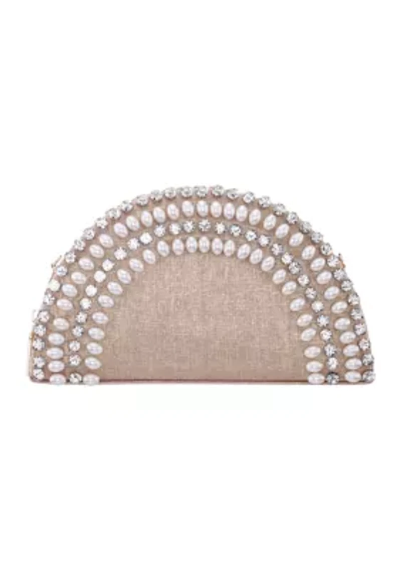 Pearl Dome Shaped Clutch