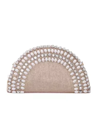 Pearl Dome Shaped Clutch