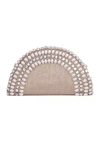 Pearl Dome Shaped Clutch