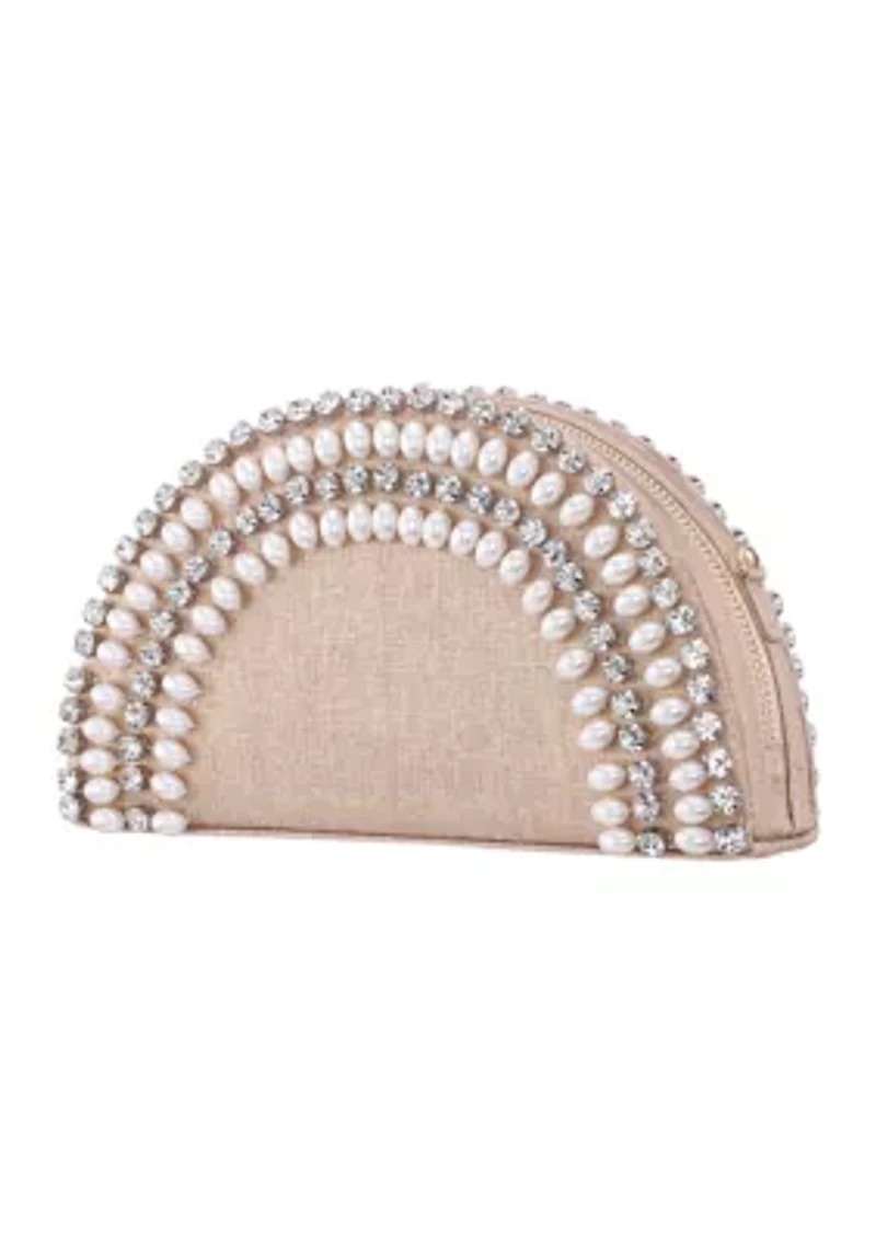 Pearl Dome Shaped Clutch