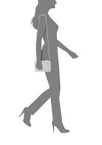 Ivory Bow Satin Minaudiere