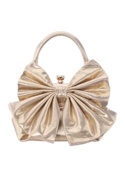 Bow Frame Top Handle Clutch