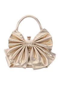 Bow Frame Top Handle Clutch