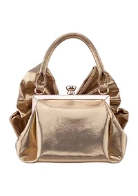 Bow Frame Top Handle Clutch