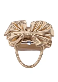 Bow Frame Top Handle Clutch