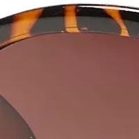 Plastic Cat Eye Embellished Woven Temple Sunglasses