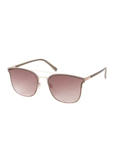 Metal Rectangular Sunglasses
