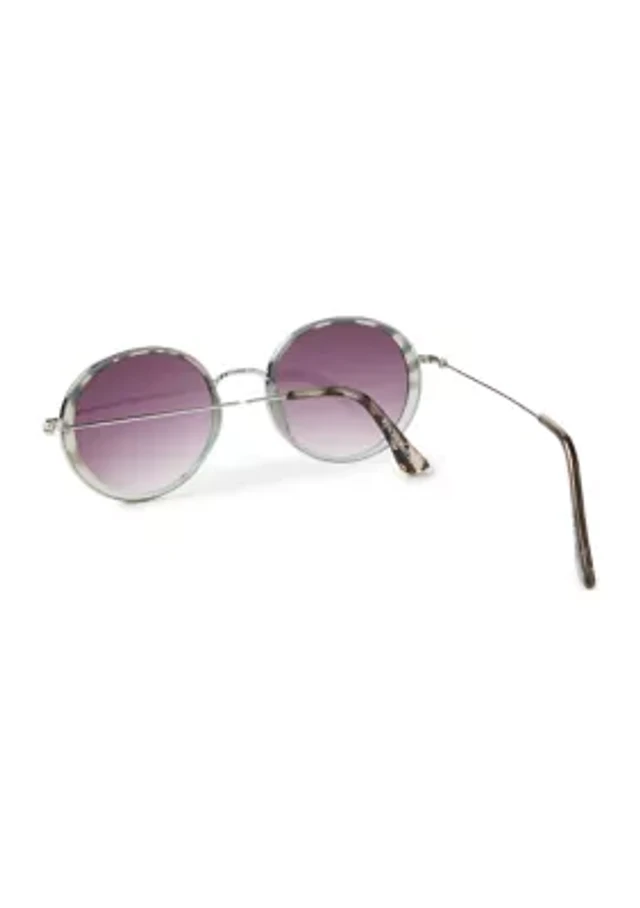 Eyeking Rainbow Metal Round Sunglasses at Hamilton Place in  display picture 1