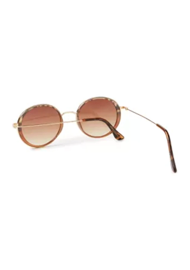 Vince Camuto Plastic Round Frame Sunglasses at Hamilton  display picture 3