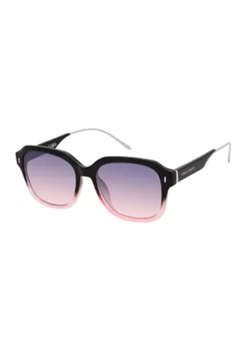 Oval Metal Tipped Sunglasses