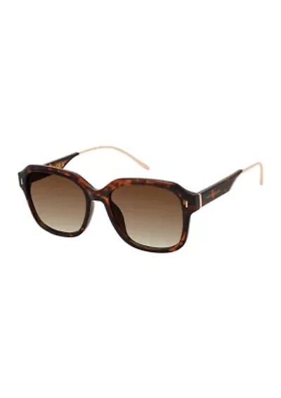 Oval Metal Tipped Sunglasses