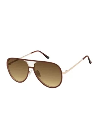 Aviator Metal Tipped Sunglasses