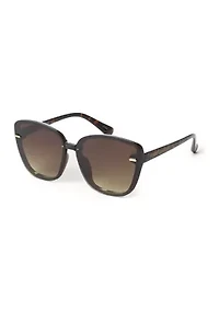 Plastic Backframe Square Sunglasses