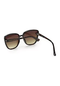 Plastic Backframe Square Sunglasses