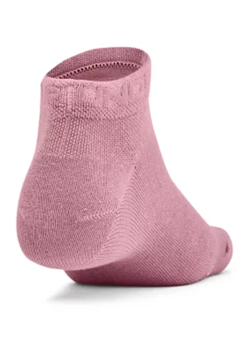 Unisex Essential 6-Pack Low Cut Socks