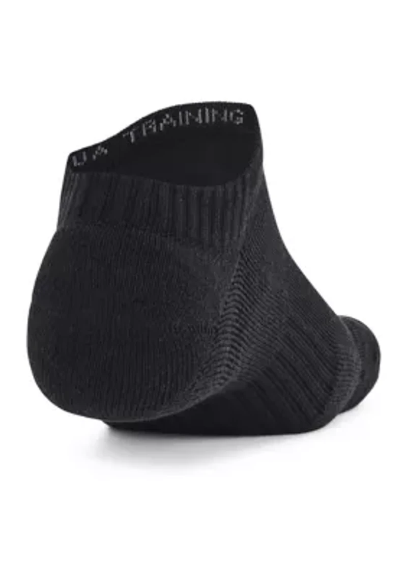 Unisex UA Training Cotton 6-Pack No Show Socks