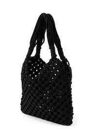 Crochet Tote Bag with Pouch