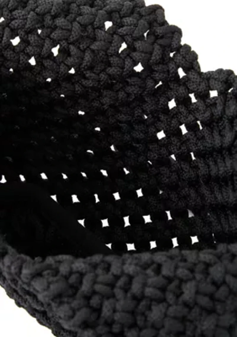 Crochet Tote Bag with Pouch