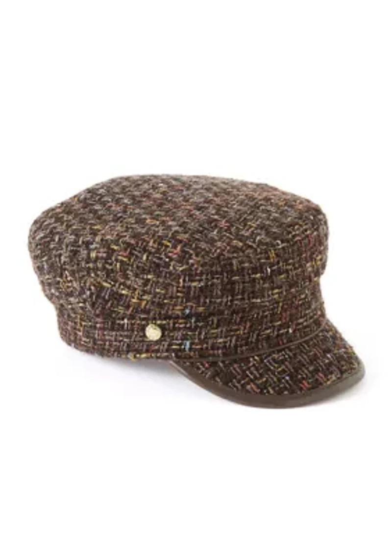 Bouclé Skipper Cap
