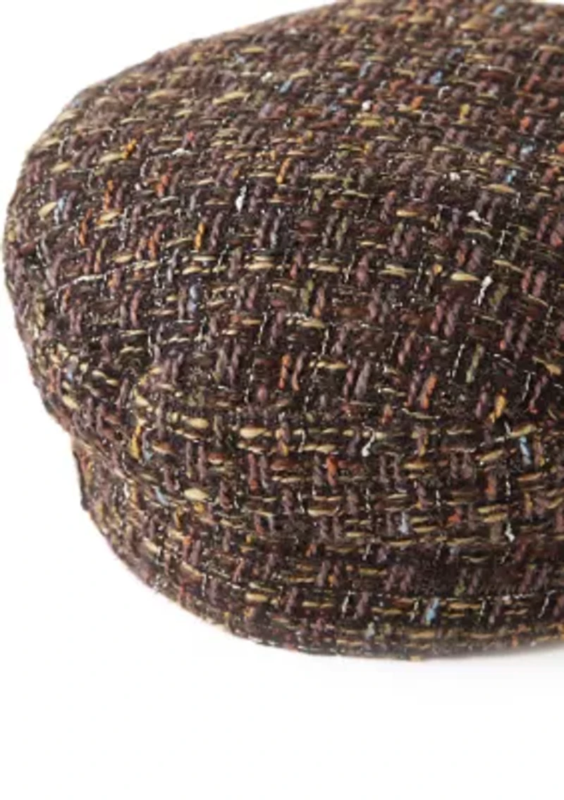 Bouclé Skipper Cap
