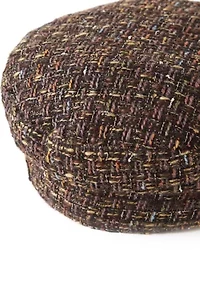 Bouclé Skipper Cap