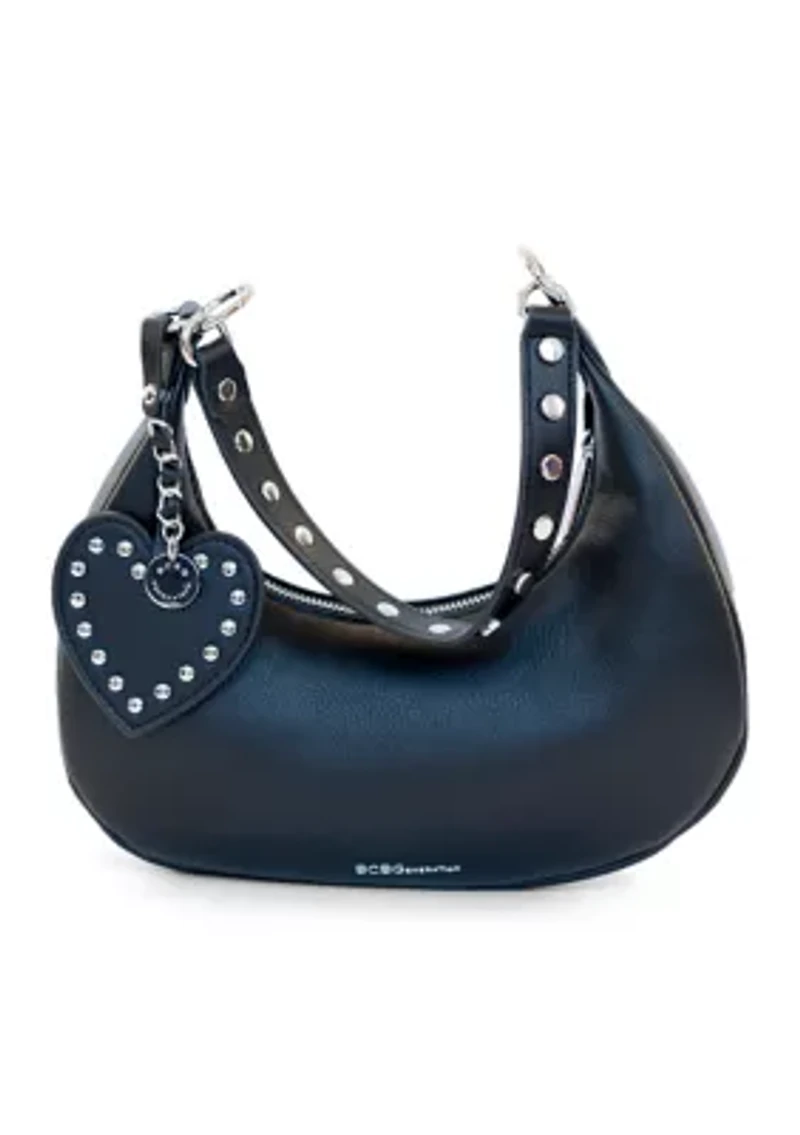 Stud Shoulder Dumpling Bag
