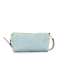 Lasercut Barrel Shoulder Bag
