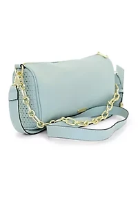 Lasercut Barrel Shoulder Bag