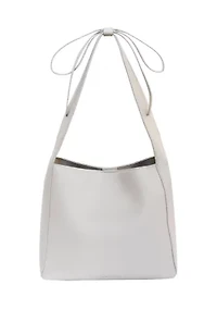 Bow Hobo Shoulder Bag with Card Case