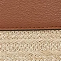 Double Handle Tote with Metal Bar