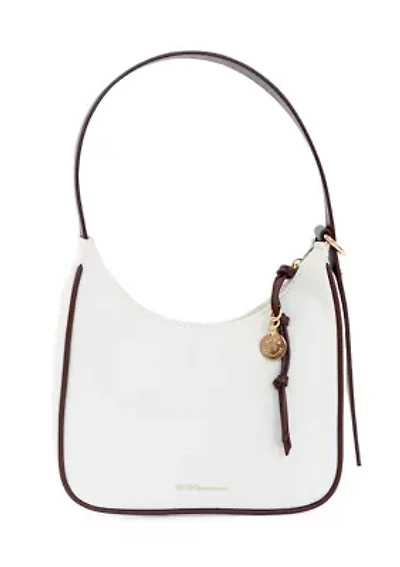 Canvas Shoulder Bag with Charms