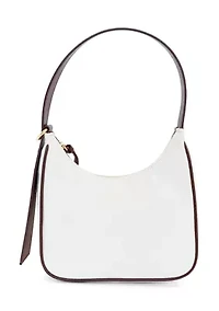 Canvas Shoulder Bag with Charms