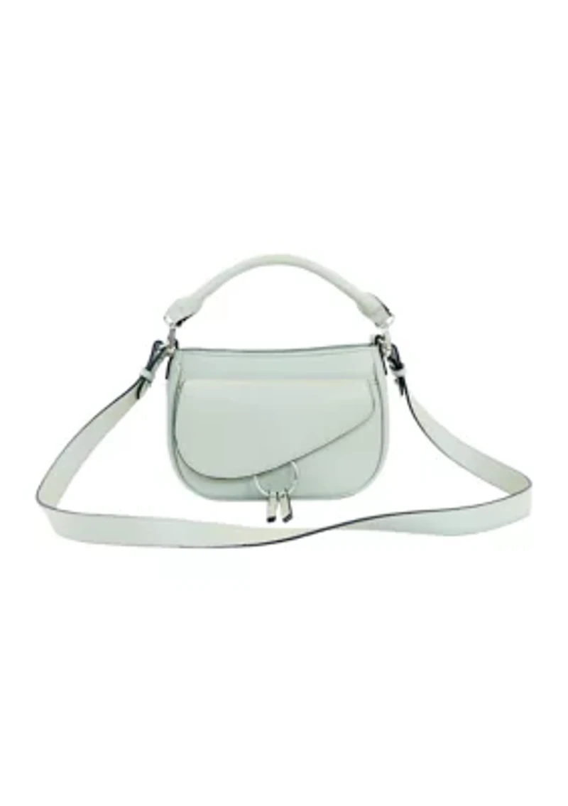 Asymmetrical Flap Crossbody Bag