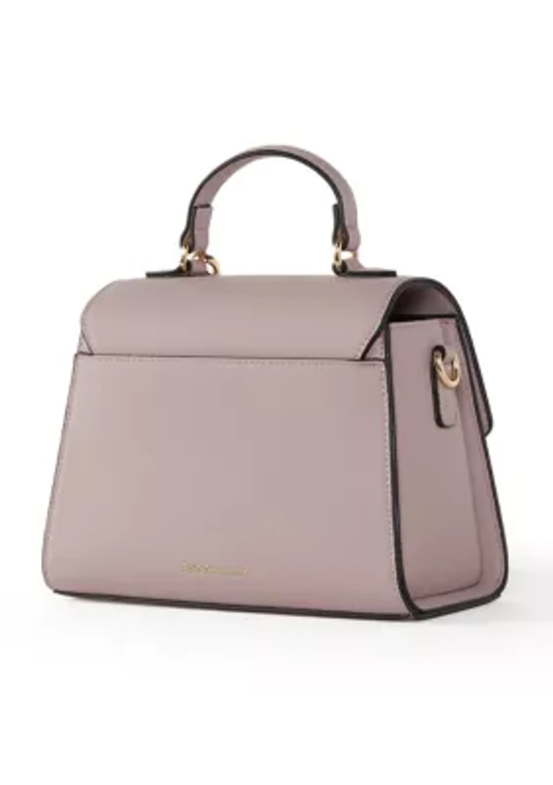 Top Handle Crossbody Bag with Charm