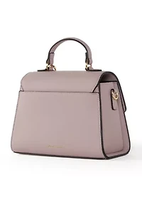 Top Handle Crossbody Bag with Charm