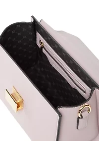 Top Handle Crossbody Bag with Charm