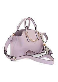 Chain Satchel with Charm