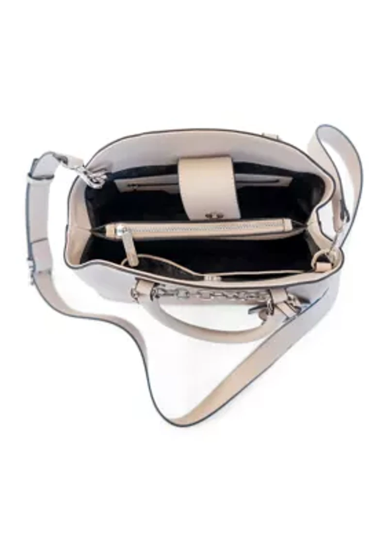 Chain Satchel with Charm