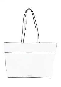Rhinestone Studded Trim Tote Bag
