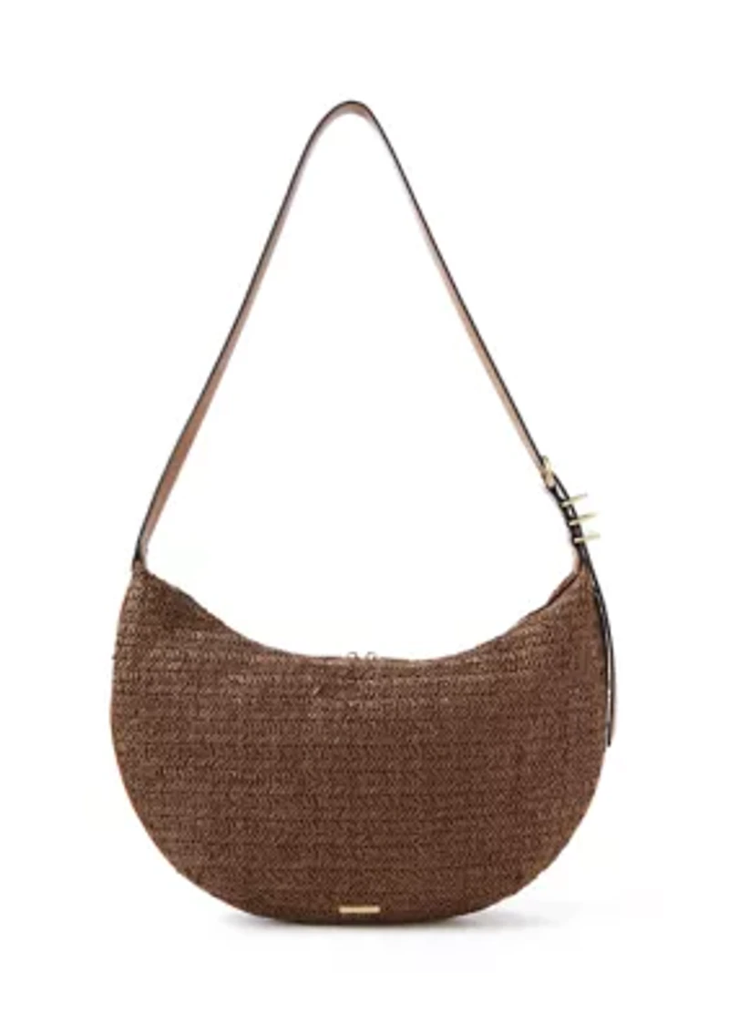 Slouchy Straw Convertible Bag