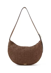 Slouchy Straw Convertible Bag
