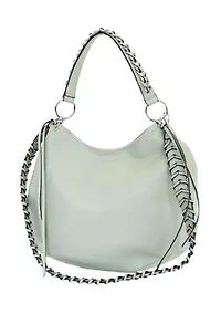 Whipstitched Strap Hobo Bag